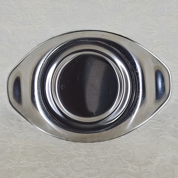 Cromargan Germany Stainless Steel Plate Tray Bowl 10 oz Tray Vintage WMF Used - Picture 9 of 11